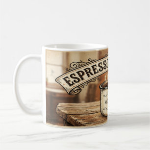 Taza De Café Exprésate - Divertido juego de palabras vintage so