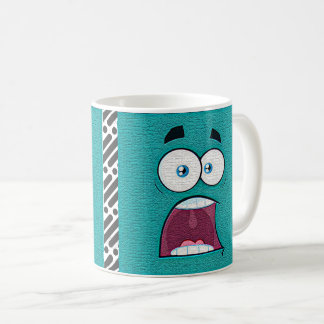 Taza De Café Expresión de cara de personalizado editable