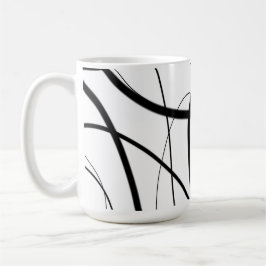 Taza De Café Expresión en blanco y negro