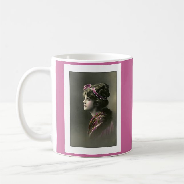 Taza De Café expresión esperanzadora de victoriana (Izquierda)
