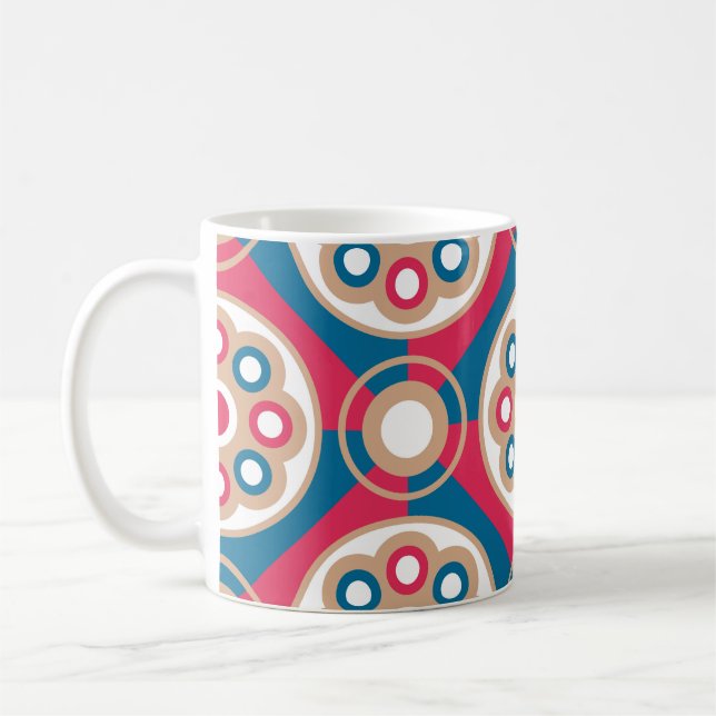 Taza De Café Exquisite,  luxurious,  medieval seamless pattern, (Izquierda)