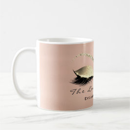 Taza De Café Extensión de latigazos Belleza Browns Purpurina de
