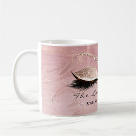 Taza De Café Extensión de pestañas maquillaje Studio Purpurina 