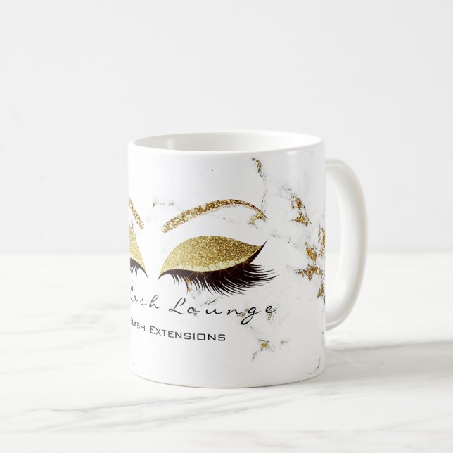 Taza De Café Extensión de pestañas Nombre de estudio Maquillaje (Anverso derecho)