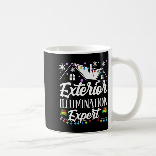 Taza De Café Exterior Illumination Expert Funny Christmas Decor (Derecha)