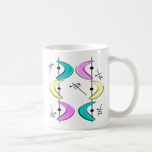 Taza De Café Extractos atómicos del bumerán de la era