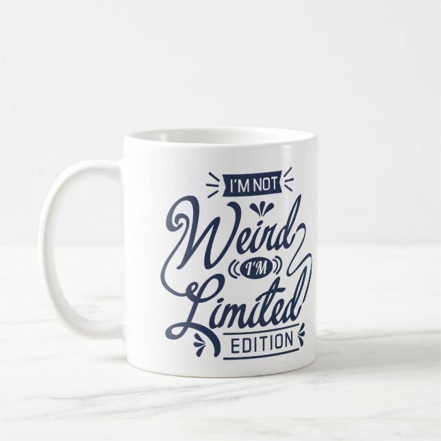 Taza De Café Extraña cita de actitud (Izquierda)