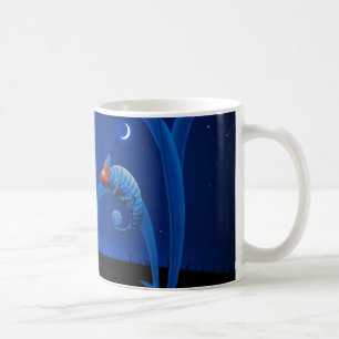Taza De Café Extranjero y camaleón