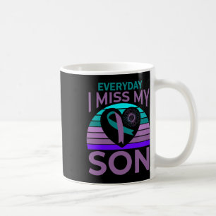 Taza De Café Extraño A Mi Hijo El Corazón Del Girasol Sensibili