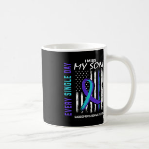 Taza De Café Extraño a mi hijo Suicidio Prevención de Concienci