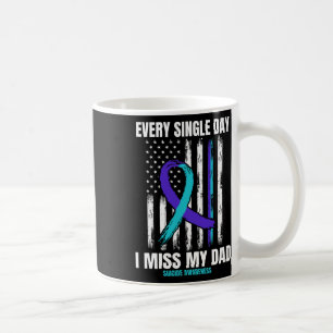 Taza De Café Extraño A Mi Papá Suicidio Concienciación Prevenci