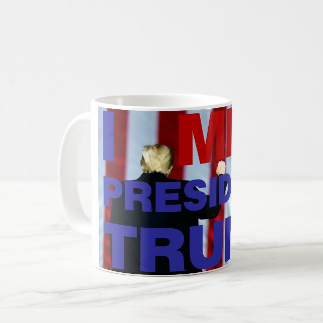 Taza De Café Extraño Al Presidente Trump (Anverso izquierdo)