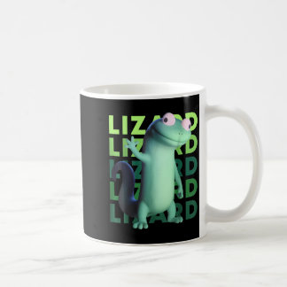 Taza De Café Extraño Cómnito Hombres Hombres Lizard Liz