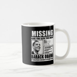 Taza De Café Extraño gracioso Poster liberal de Barack Obama