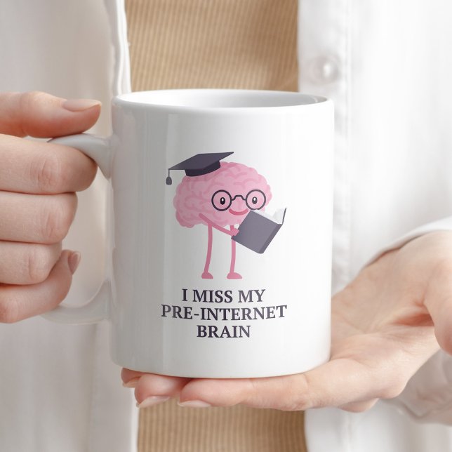 Taza De Café Extraño Mi Coffe Sarcástica Antes Del Cerebro De I (Subido por el creador)
