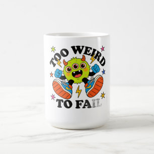 Taza De Café Extraño Pero Icónico - Arte De Dibujos Animados Su