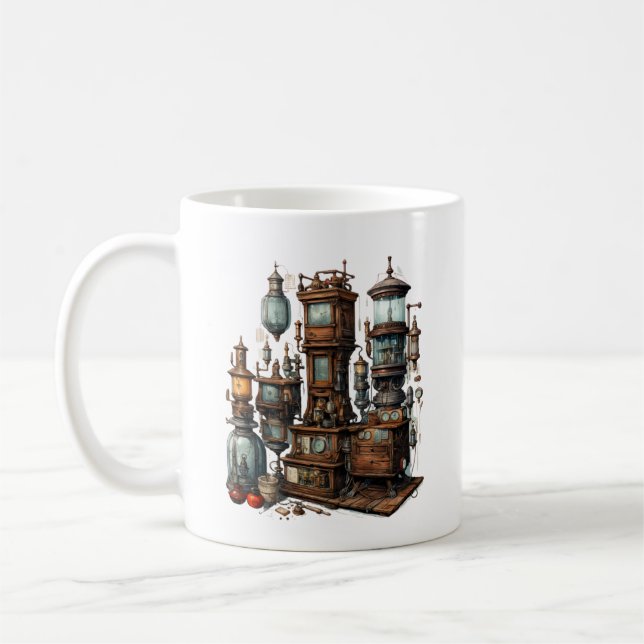 Taza De Café Extraordinary Machines Collection 02 (Izquierda)