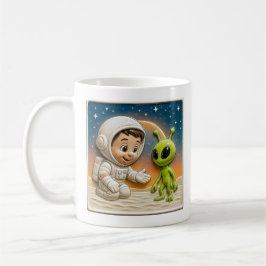 Taza De Café Extraterrestre et enfant