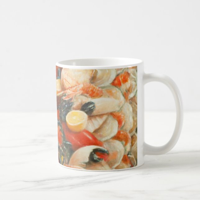 Taza De Café Extravagancia 2010 de los mariscos (Derecha)
