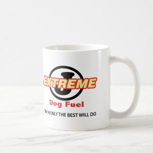 Taza de café extrema blanca llana del combustible