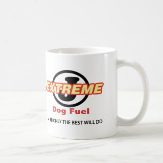 Taza de café extrema blanca llana del combustible