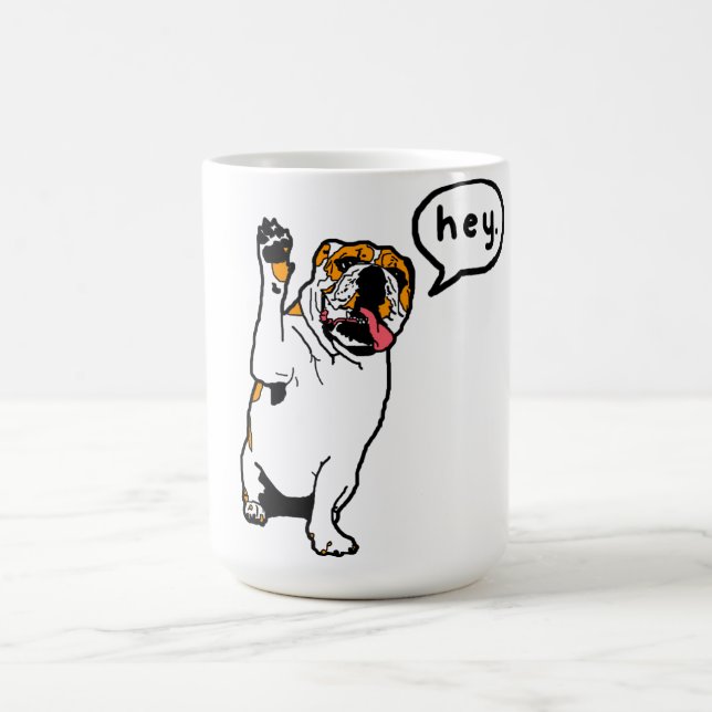 Taza De Café Ey bulldog (Centro)
