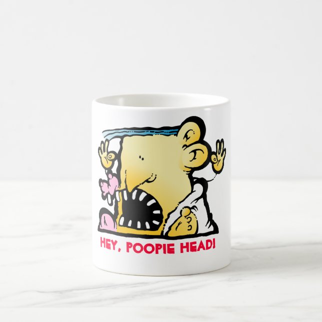 Taza De Café ¡Ey, cabeza de Poopie! (Centro)