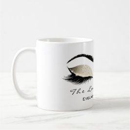 Taza De Café Eyelash Extenention Beauty Studio Ivory Purpurina