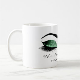 Taza De Café Eyelash Extension Beauty Studio Cali Green Purpuri