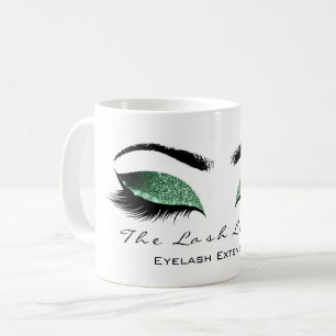 Taza De Café Eyelash Extensión Estudio de belleza Cali Purpuri