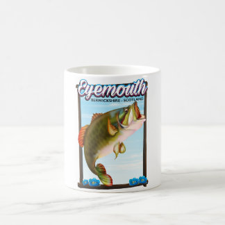 Taza De Café Eyemouth, Berwickshire, huella de pesca escocesa.