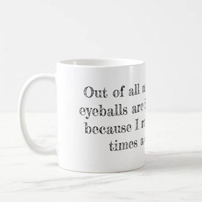 Taza De Café Eyeroll Mug (Izquierda)