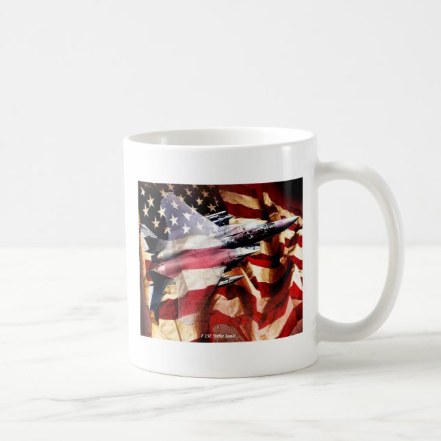 Taza De Café F15 huelga Eagle 2 (Derecha)