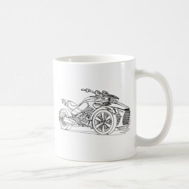 Taza De Café F3 2015 de CanAm Spyder (Derecha)