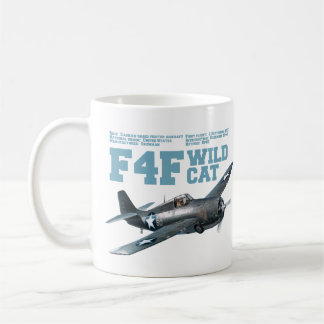 Taza De Café F4F Wildcat | WW2 Plane