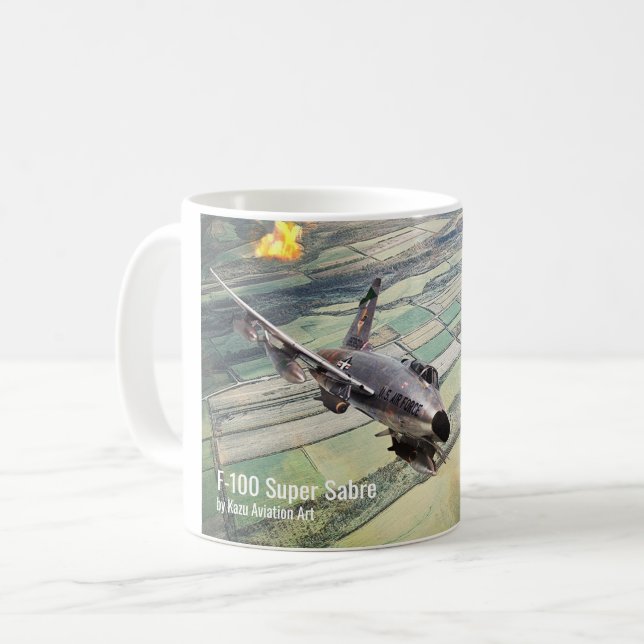 Taza De Café  F-100 Super Sabre (Anverso izquierdo)