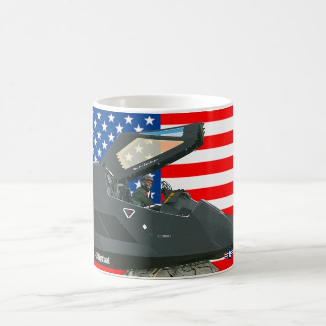TAZA DE CAFÉ F-117A NIGHTHAWK (Centro)