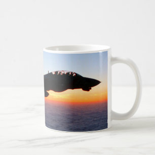 TAZA DE CAFÉ F-14 "PATRULLA DE MONTAJE" TOMCAT