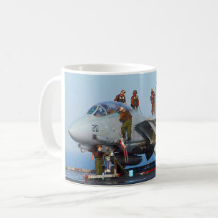 TAZA DE CAFÉ F-14 TOMCAT “CUBIERTA DE VUELO”