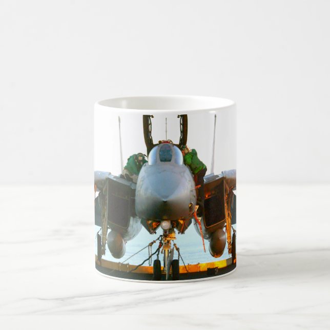 TAZA DE CAFÉ F-14 TOMCAT “CUBIERTA DE VUELO” (Centro)