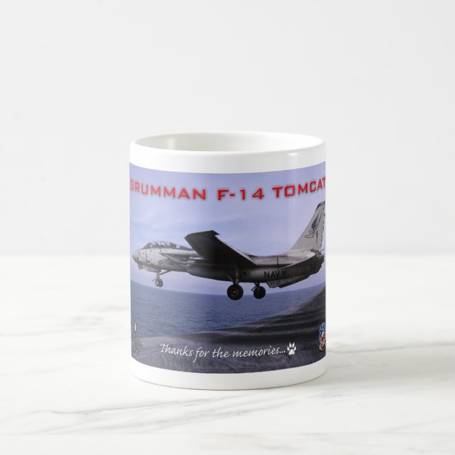 Taza De Café F-14 Tomcat Mug (Centro)