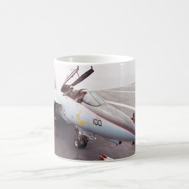 TAZA DE CAFÉ F-14 TOMCAT “PREVUELO” (Centro)