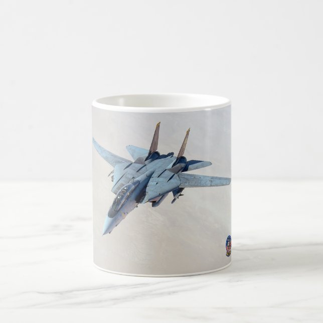 Taza De Café F-14 TOMCAT Sobre El Mug Patrullero (Centro)