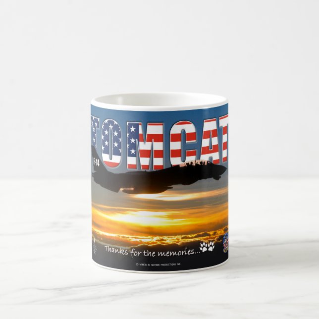 Taza De Café F-14 TOMCAT Sunset Mug (Centro)