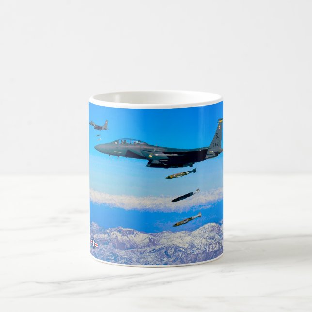 TAZA DE CAFÉ F-15E STRIKE EAGLE (Centro)