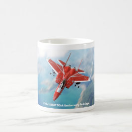 Taza De Café  F-15J   JASDF 50th Anniversary Red Eagle