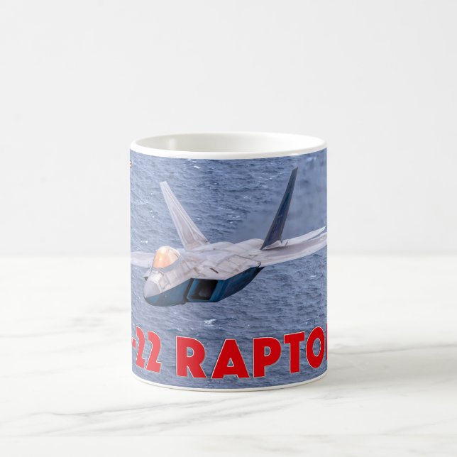 TAZA DE CAFÉ F-22 RAPTOR (Centro)