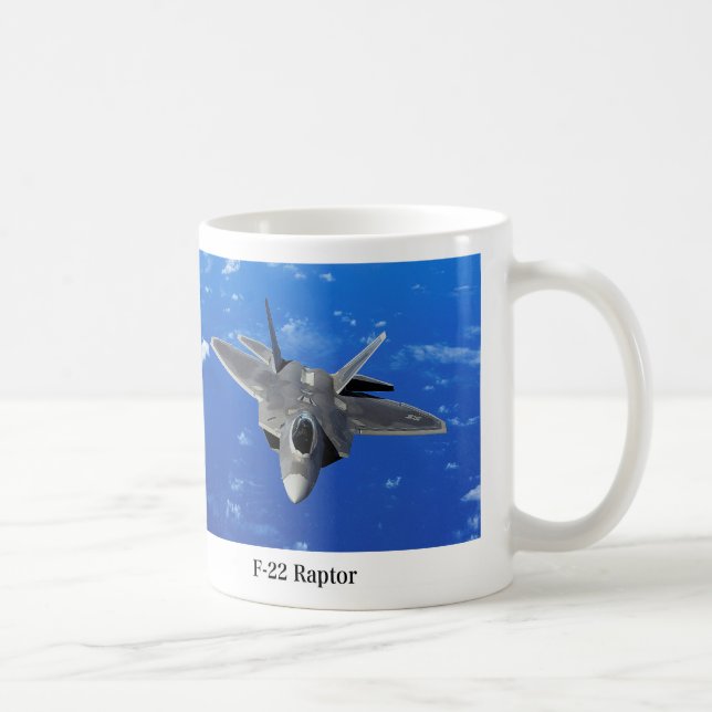 Taza De Café F-22 Raptor (Derecha)