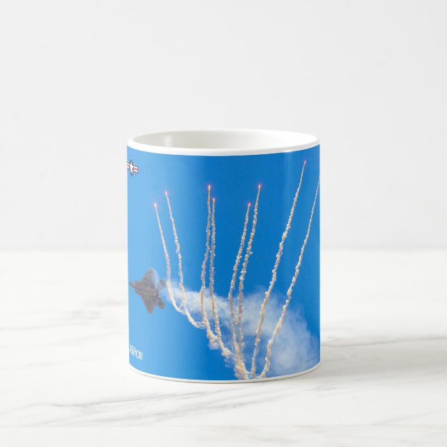 TAZA DE CAFÉ F-22 RAPTOR (Centro)