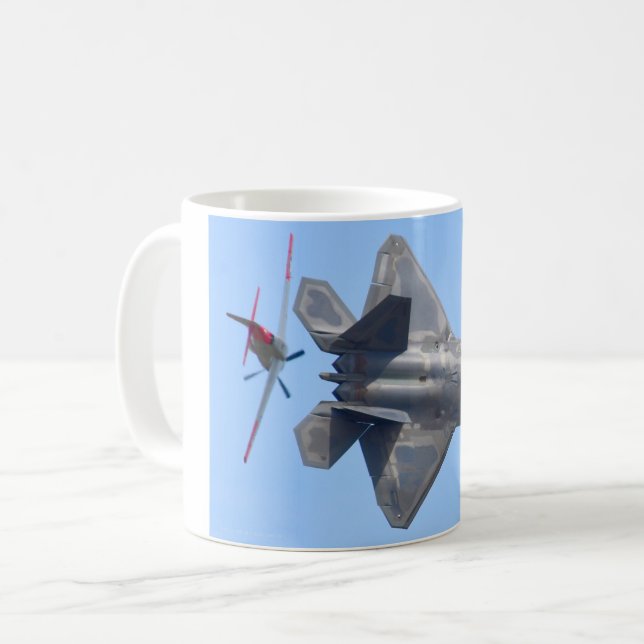 TAZA DE CAFÉ F-22 RAPTOR (Anverso izquierdo)